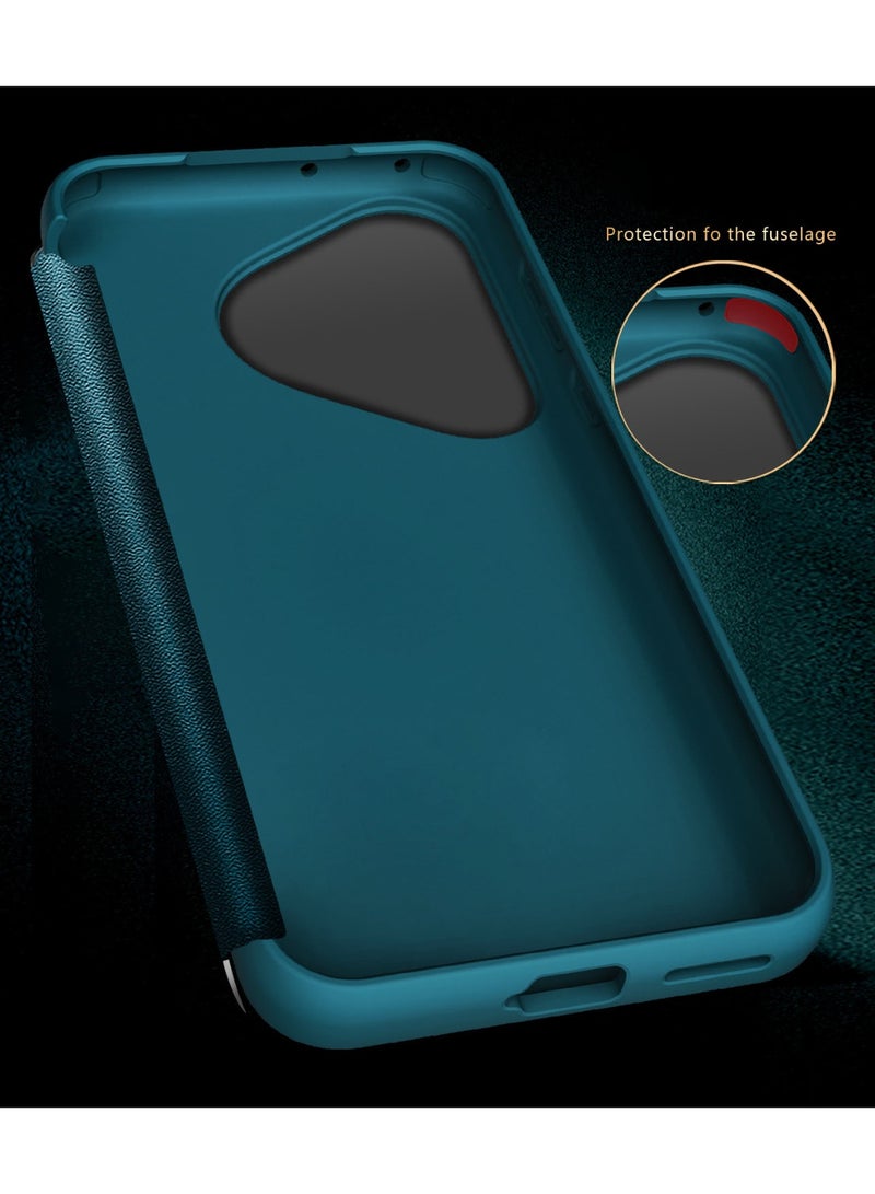 Flip Case Compatible with Huawei Pura 80 Pro 2025 Case Clear View Window, Magnetic Slim Flip Case Drop Protection Shockproof Protective Cover - Image 3